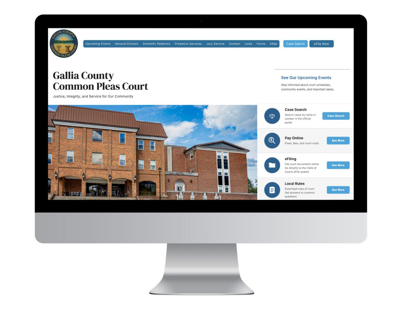 Example of a website designed by Appalachian Marketing & Media
