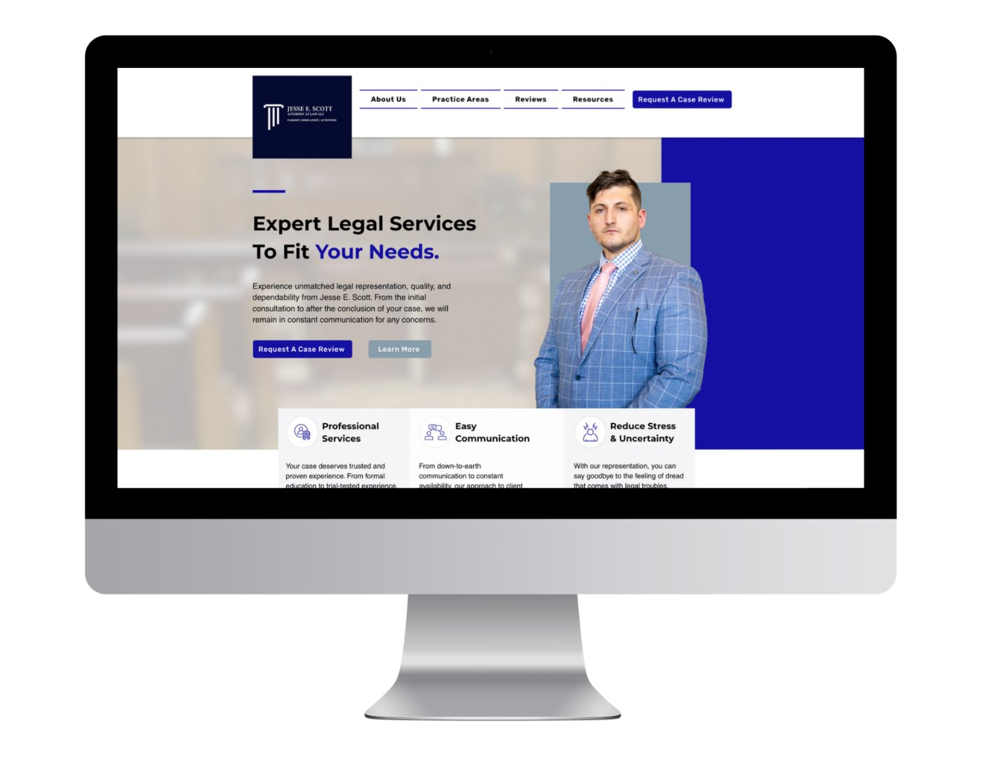 Example of a website designed by Appalachian Marketing & Media
