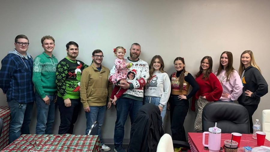 The Appalachian Marketing & Media team together outside the office