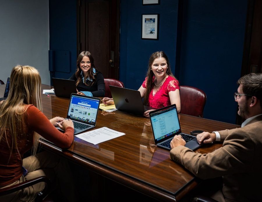 AMM team in a meeting